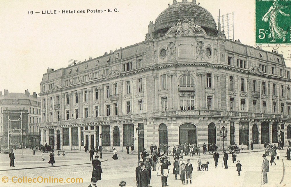 France-Nord-Lille-Hôtel des Postes cartes postales france nord lille hotel des postes