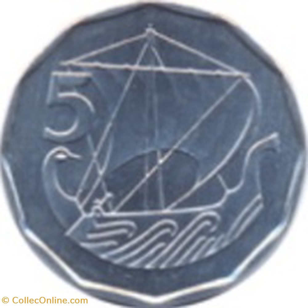 5 Mils Chypre 1982 monnaies monde 5 mils chypre 1982