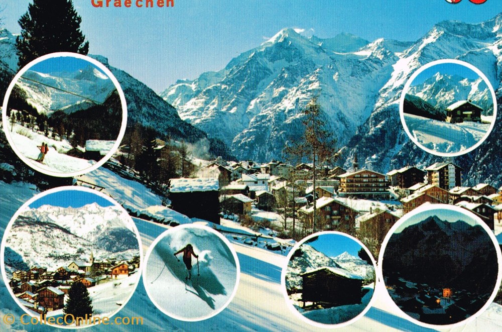 Suisse-Grächen cartes postales suisse grachen