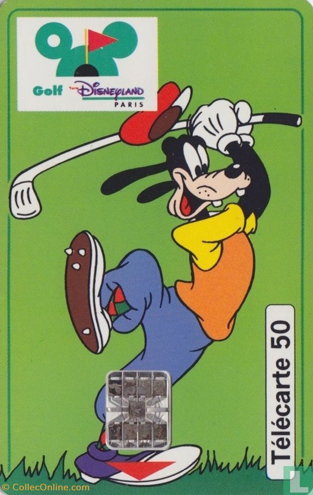 divers telecartes cartes telephoniques france disneyland paris golf schlumberger 07 1 1992