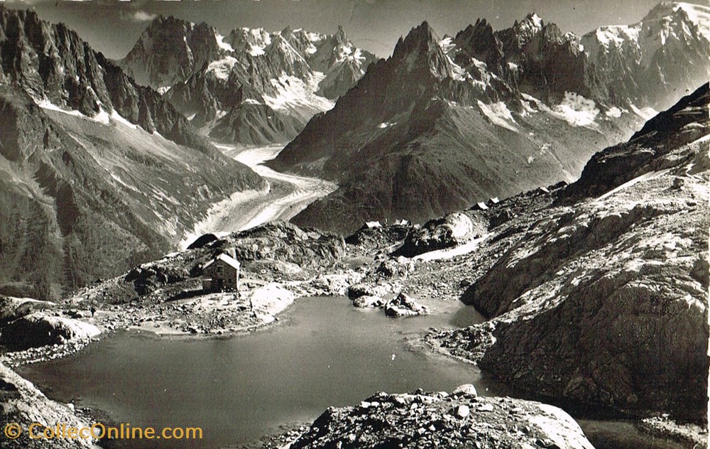 cartes postales france hautes savoie lac blanc