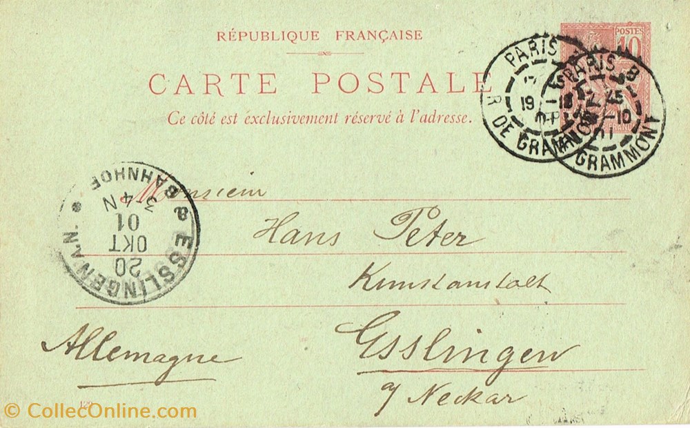 France-Carte postale-Correspondance documents anciens autres france carte postale correspondance