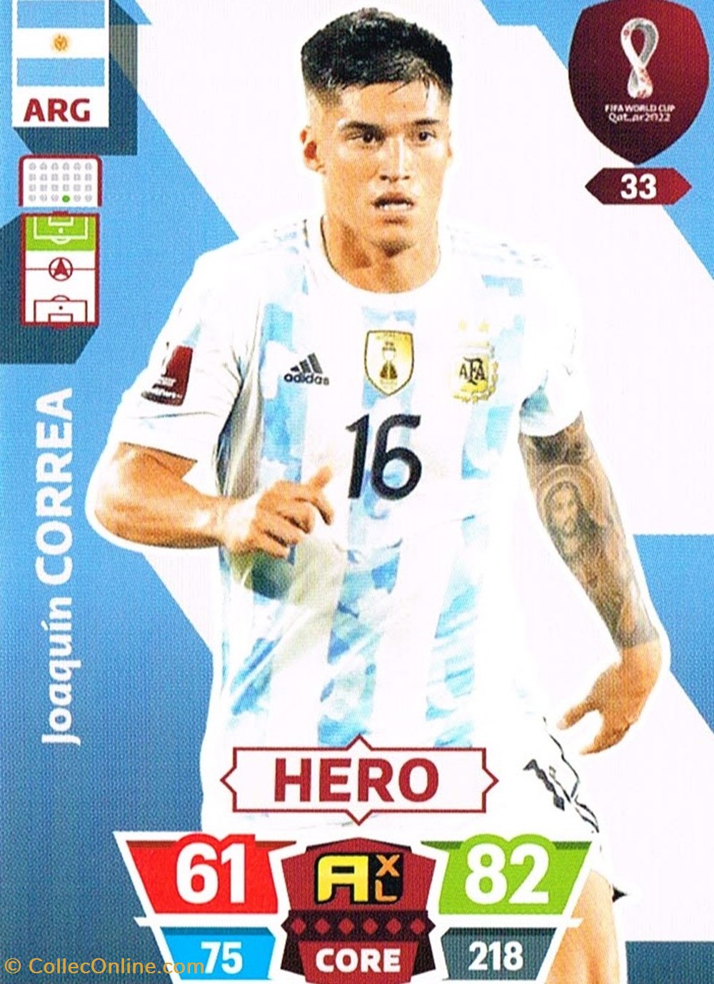 Argentine-Coupe du Monde Qatar 2022-N°33 sport olympisme sports collectifs basketball argentine coupe du monde qatar 2022 n 33