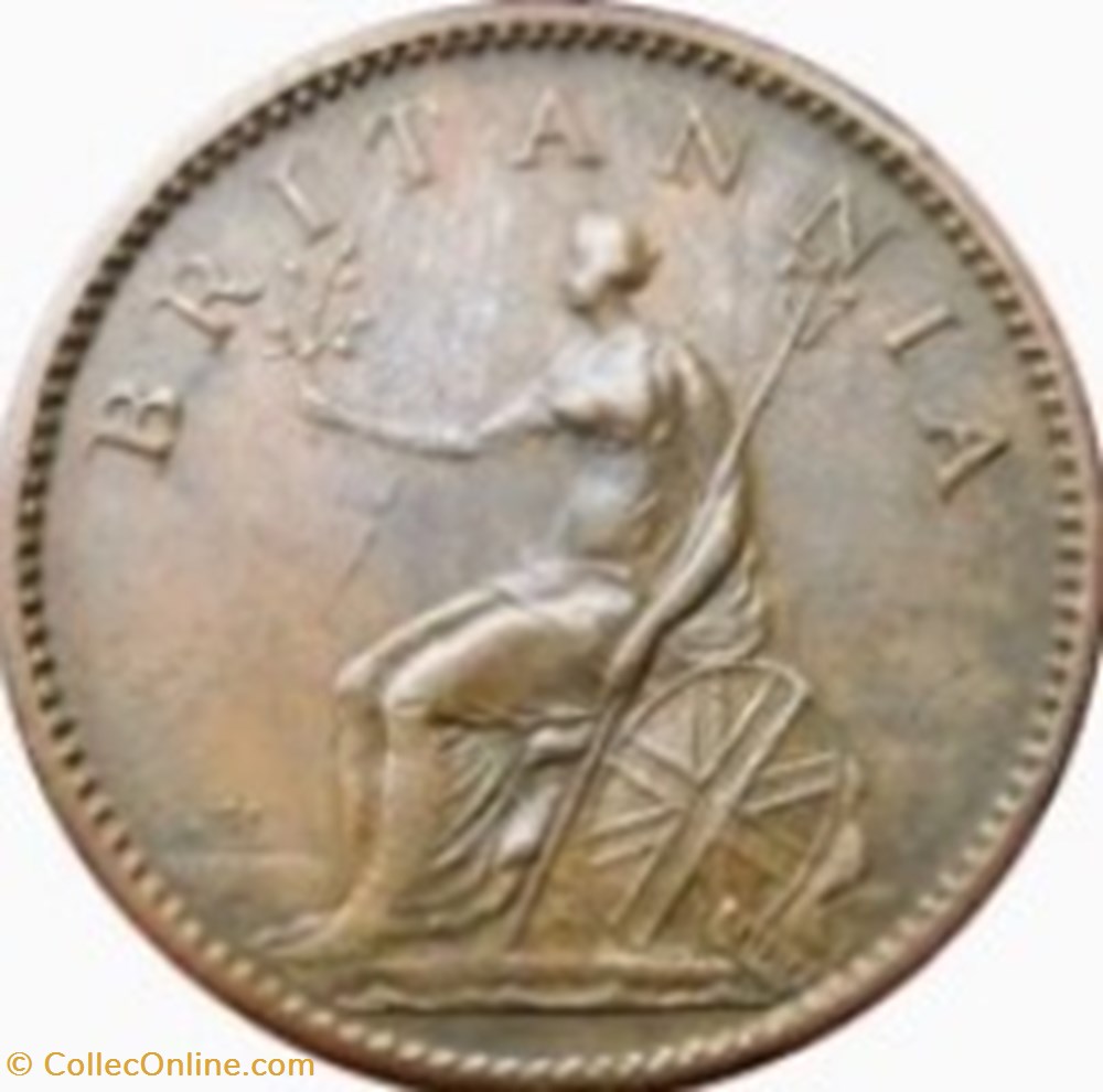 1 farthing George III 2e effigie, sans valeur faciale Angleterre 1806 monnaies monde royaume uni 1 farthing george iii 2e effigie sans valeur faciale angleterre 1806