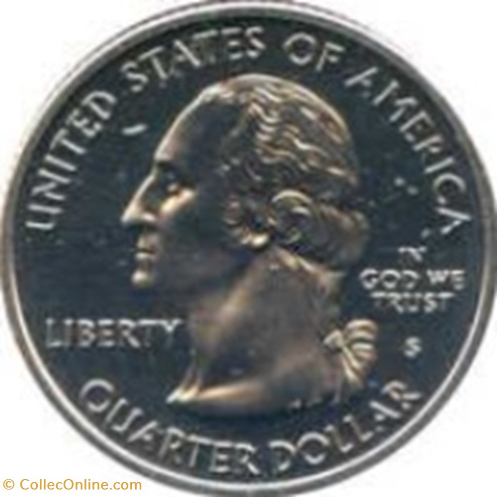Etats Unis-¼ Dollar "Quarter Rhode Island" 2001 P monnaies monde etats unis dollar quarter rhode island 2001 p