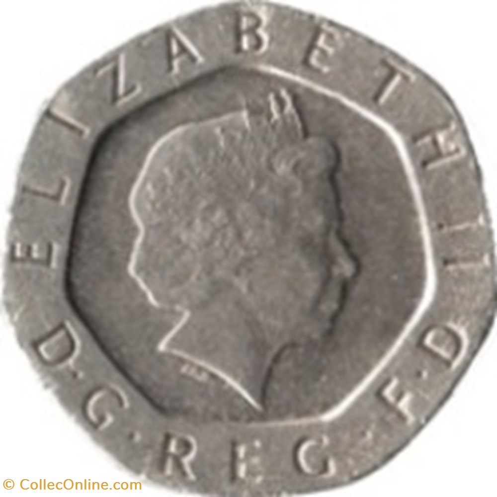 monnaies monde royaume uni 20 pence angleterre elizabeth ii 2006