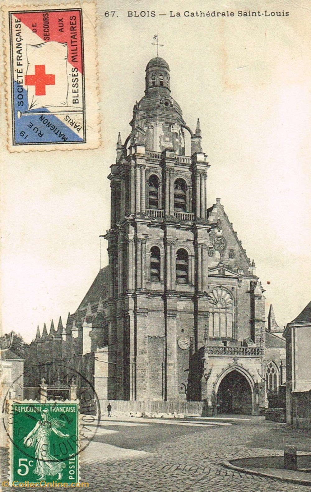 France-Loire et Cher-Blois-Cathédrale St Louis cartes postales france loire et cher blois cathedrale st louis
