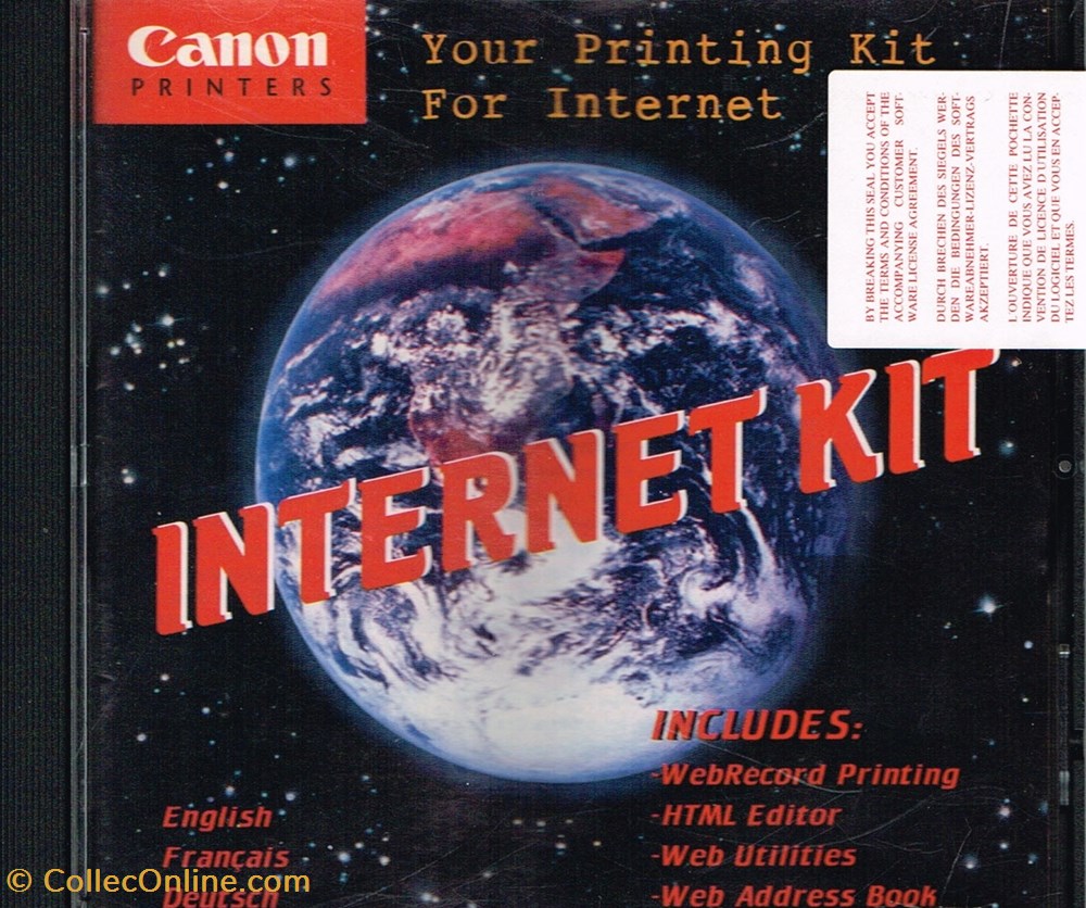 informatique logiciels canon internet kit