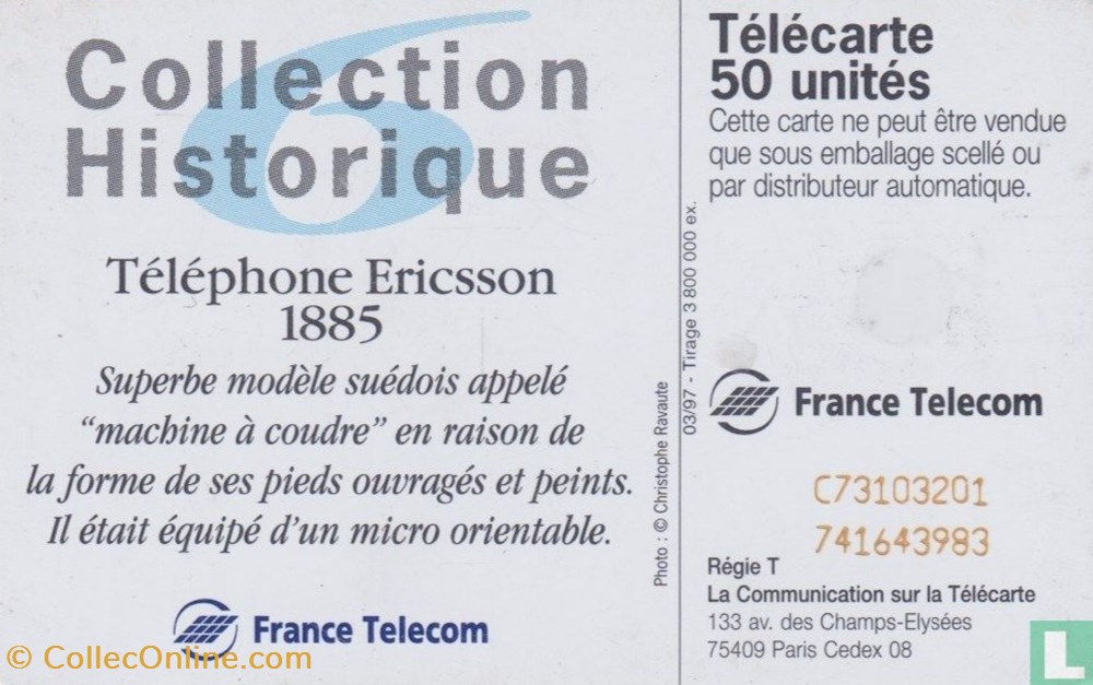 divers telecartes cartes telephoniques france telephone ericsson schlumberger 07 1 1992