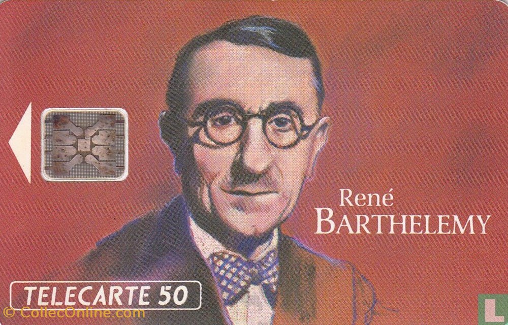 divers telecartes cartes telephoniques france rene barthelemy schlumberger 05an