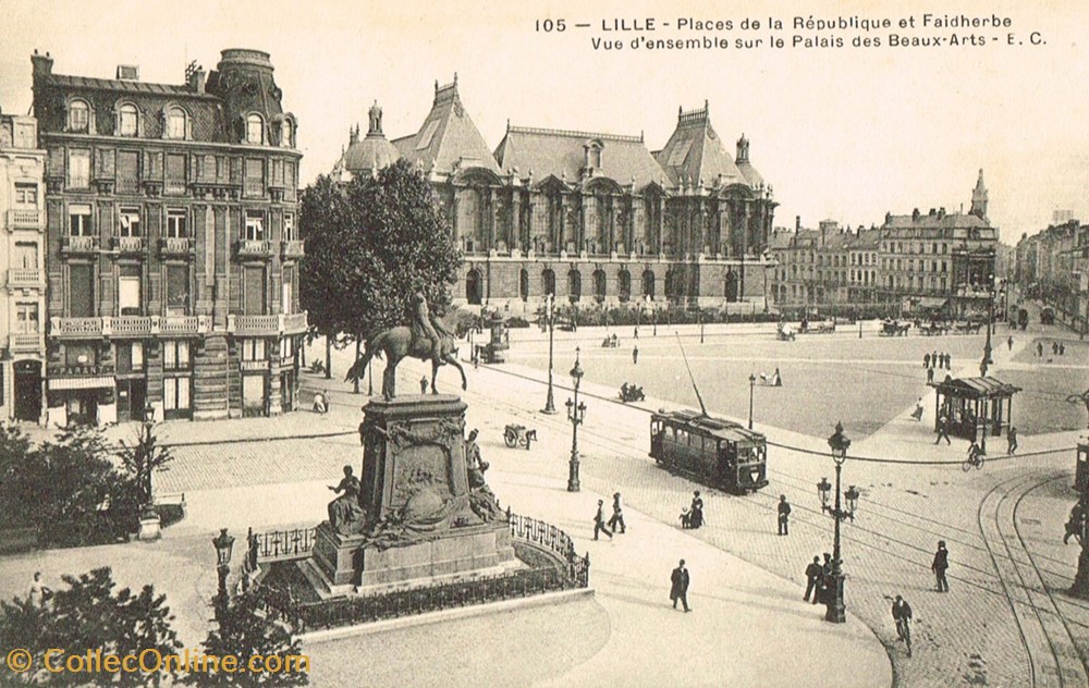 cartes postales france nord lille place de la republique