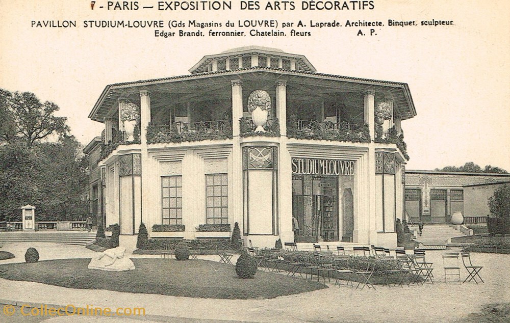 cartes postales france paris exposition des arts decoratifs