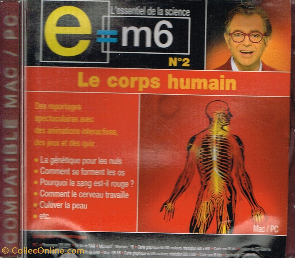 E= m6 le corps Humain informatique logiciels e m6 le corps humain
