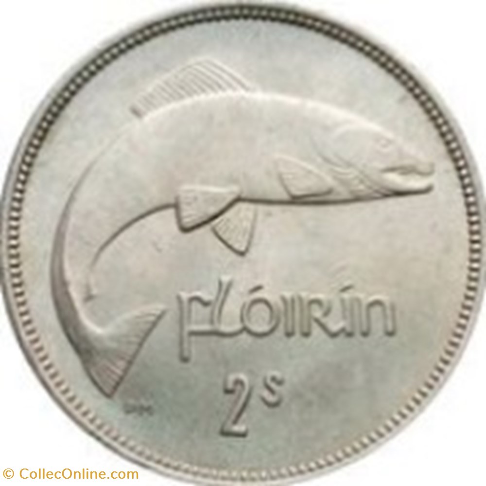 2 Florin Eire 1966 monnaies monde irlande 2 florin eire 1966