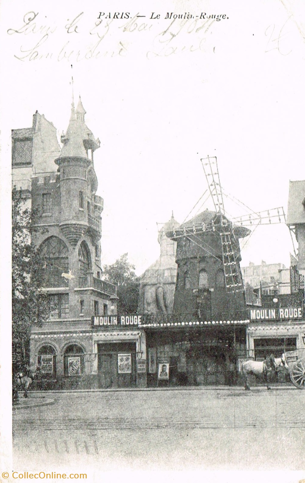 cartes postales france paris le moulin rouge