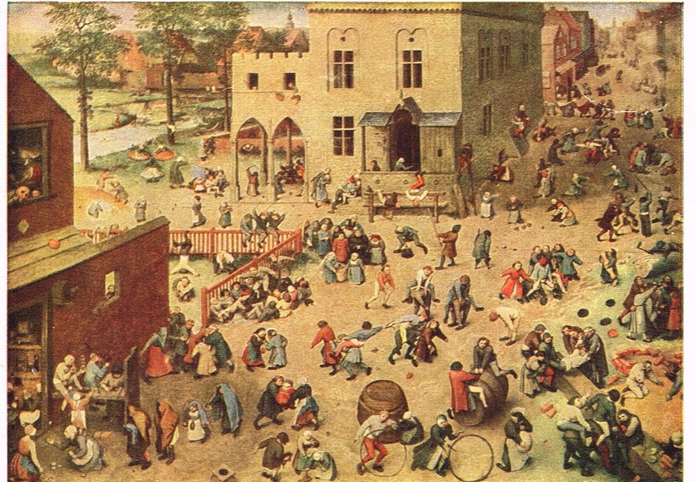 Autriche-vienne-Muséum-P Breughel-les Jeux d'Enfants cartes postales autriche vienne museum p breughel les jeux enfants