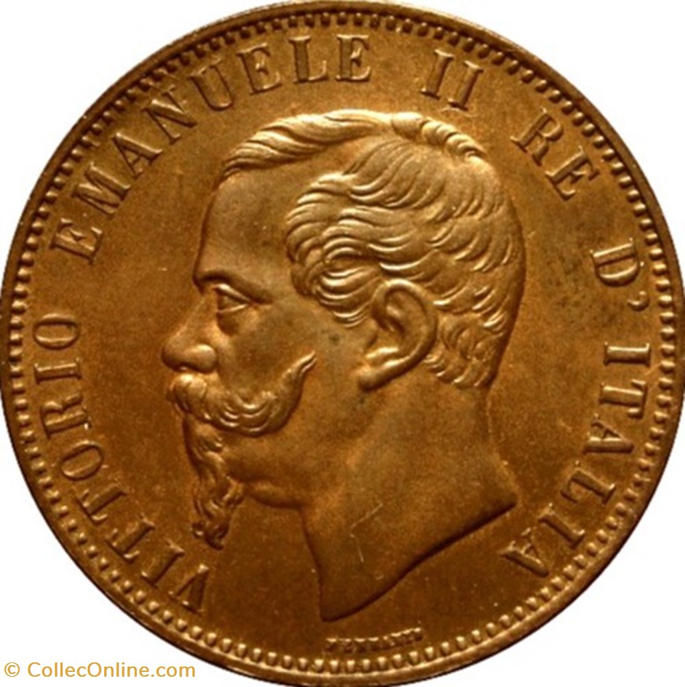 10 centesimi Victor-Emmanuel II Italie monnaies monde 10 centesimi victor emmanuel ii italie