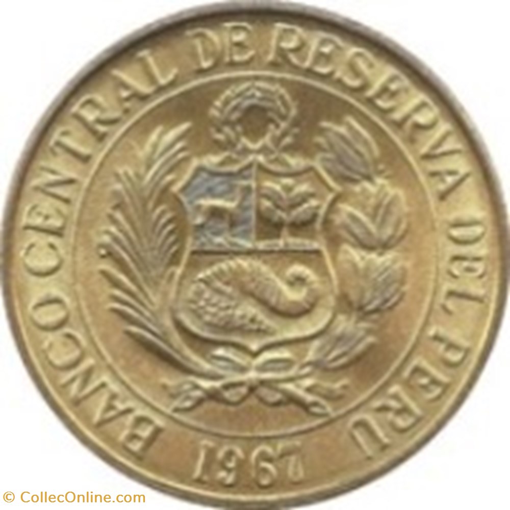 monnaies monde 1 sol de oro lama perou 1974