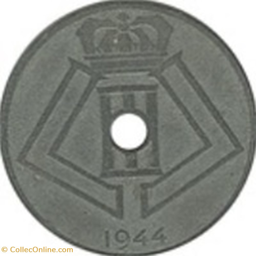 25 Centimes Belgique 1942 monnaies monde 25 centimes belgique 1942