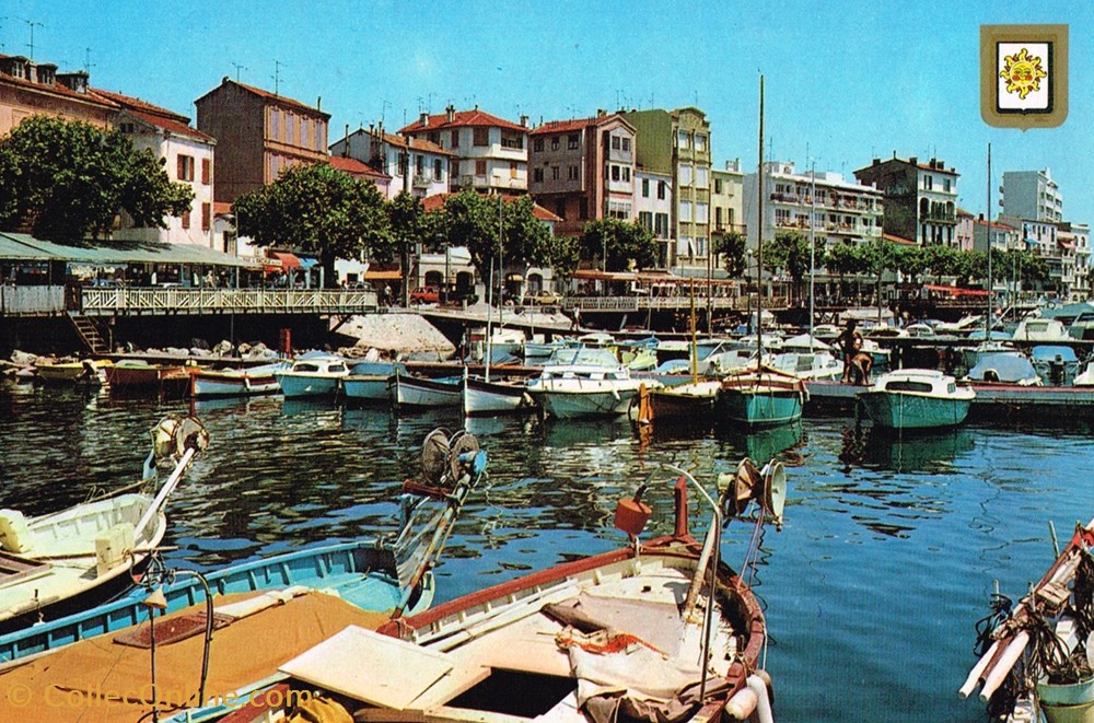 cartes postales france alpes martimes golf juan le port