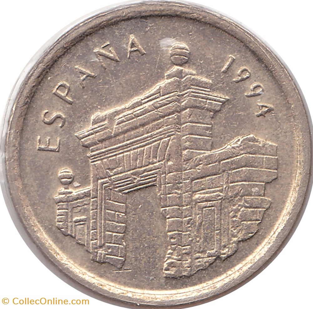 5 pesetas Aragon Espagne 1994 monnaies monde 5 pesetas aragon espagne 1994