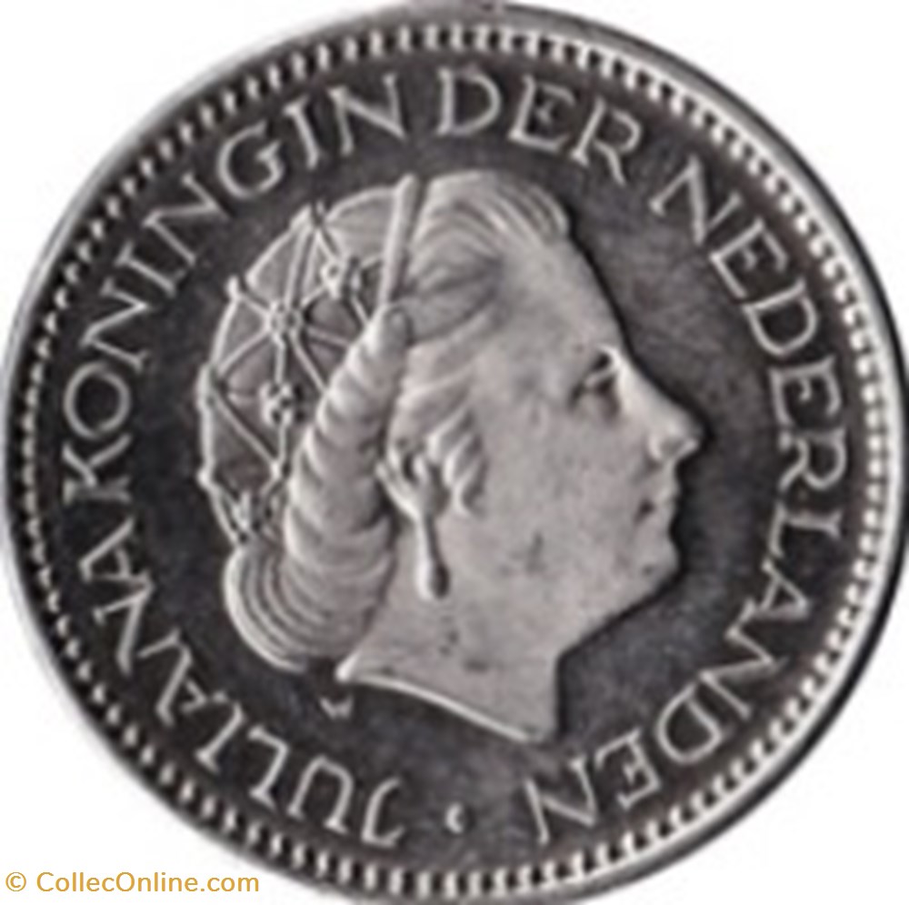 1 Gulden Pays-Bas 1971 monnaies monde 1 gulden pays bas 1971