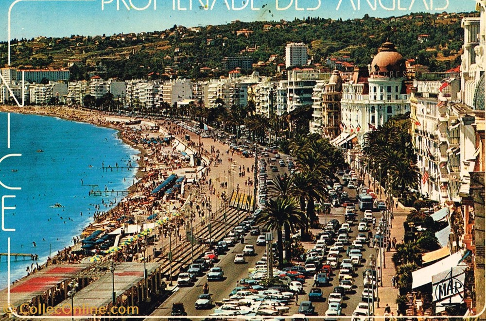 cartes postales france alpes maritimes nice promenade des anglais