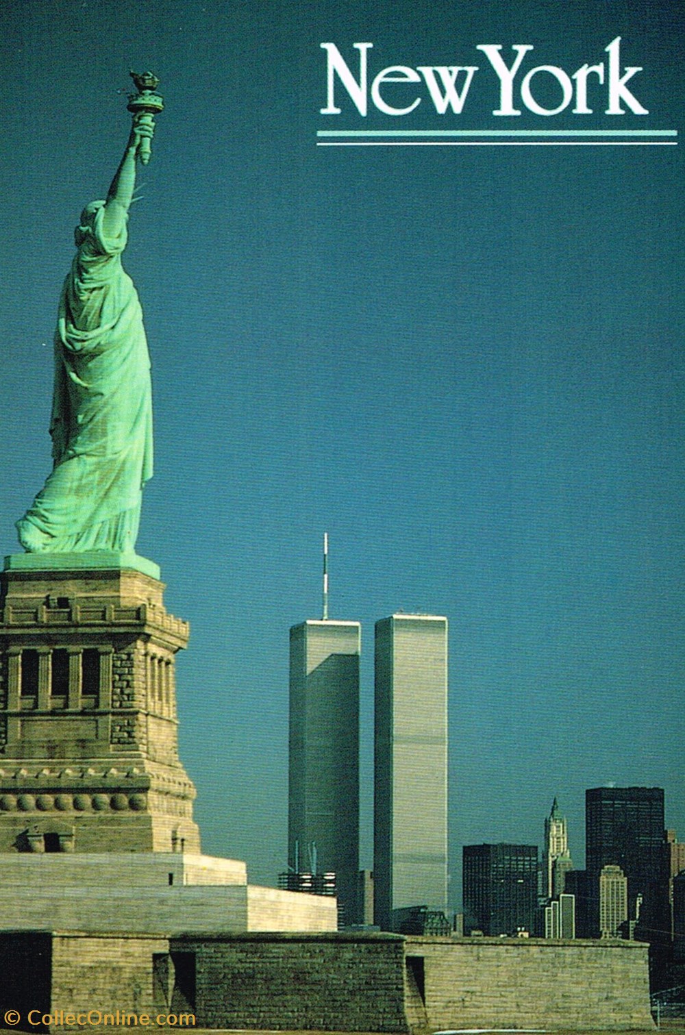 cartes postales etats unis new york world trade center