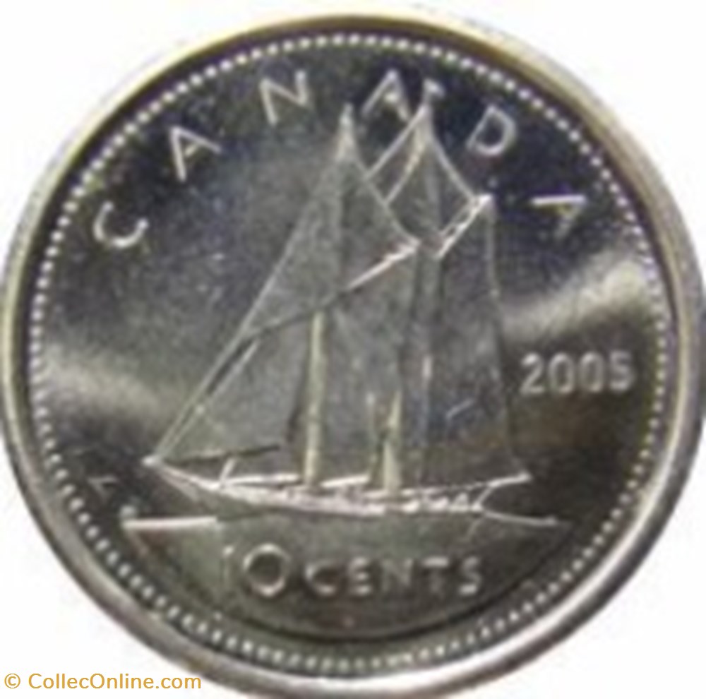 10 cents - Élisabeth II Canada 2005 monnaies monde 10 cents elisabeth ii canada 2005