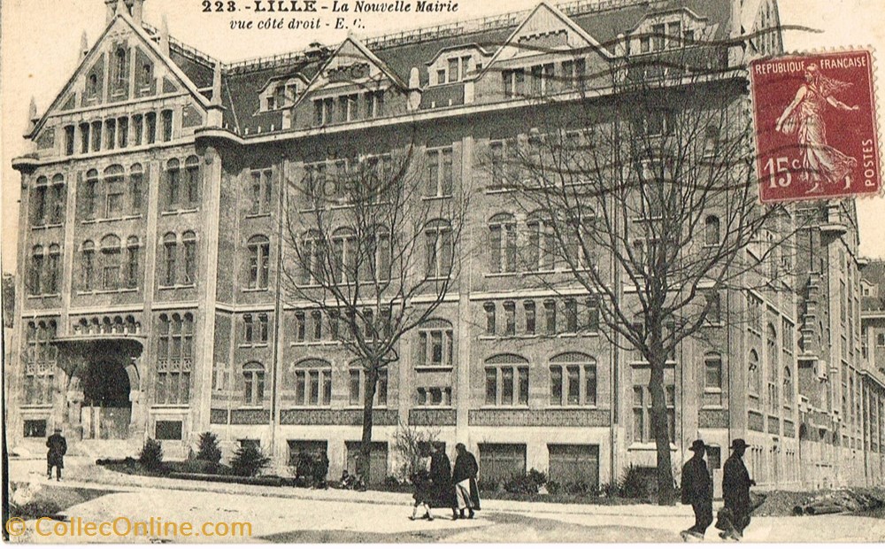 cartes postales france nord lille mairie
