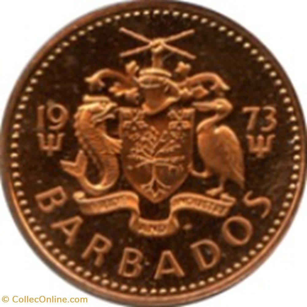 1 Cent - Elizabeth II 1973 Barbades monnaies monde 1 cent elizabeth ii 1973 barbades