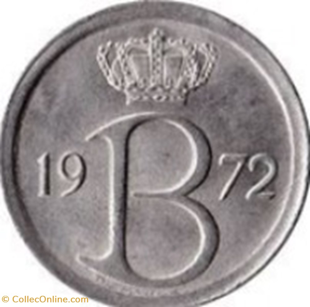 25 cent (Néerlandais) Belgique 1973 monnaies monde 25 cent neerlandais belgique 1973
