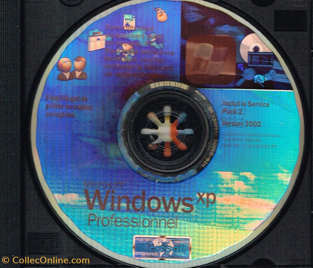 Microsoft Windows XP Professional informatique logiciels microsoft windows xp professional