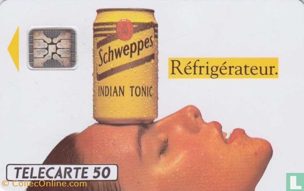 divers telecartes cartes telephoniques france schweppes refrigerateur schlumberger 04an