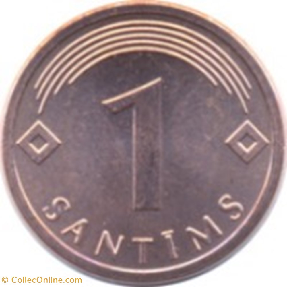 1 santims Lettonie 1997 monnaies monde 1 santims lettonie 1997