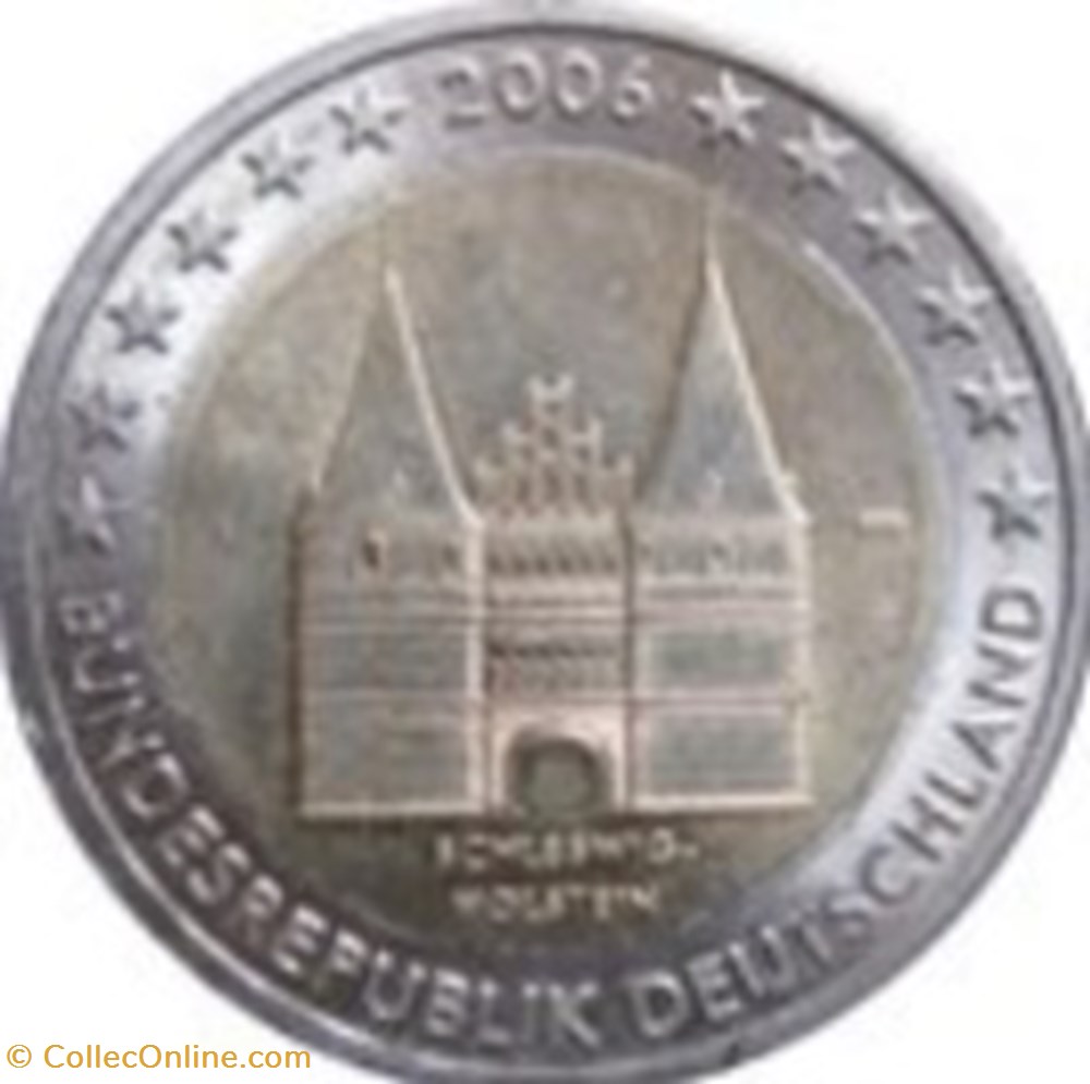 2 Euros-Allemagne 2006 J-Emblèmes des Länder monnaies 2 euros allemagne 2006 j emblemes des lander