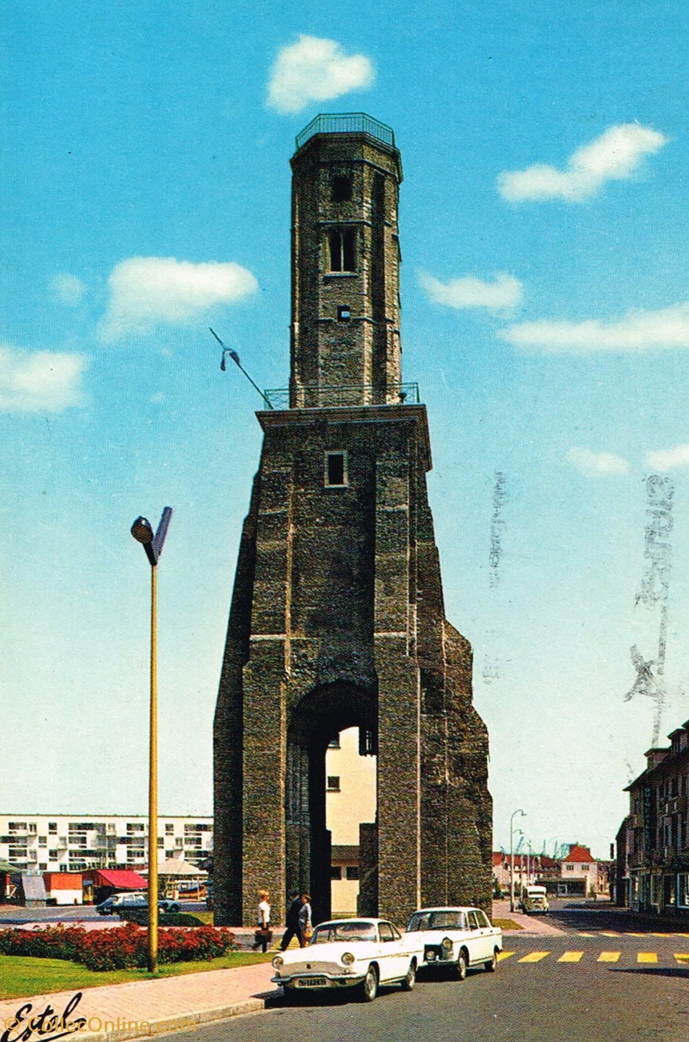 cartes postales france pas de calais calais la tour du guet