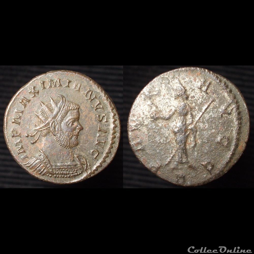 monnaie antique av jc ap romaine republicaine imperiale maximien antoninien lyon pax