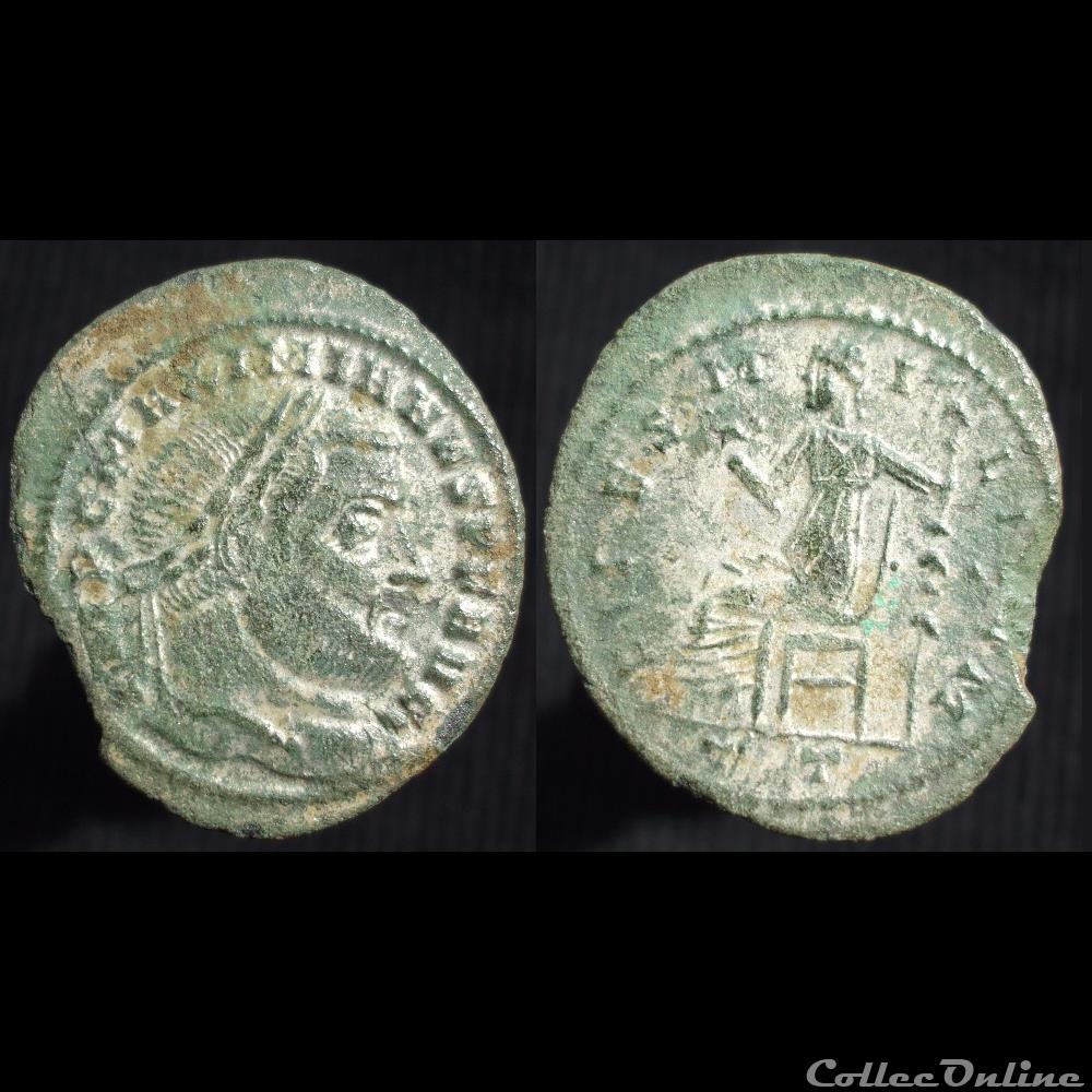 monnaies antiques romaines imperiales et republicaines galere nummus ticinum ric 55b