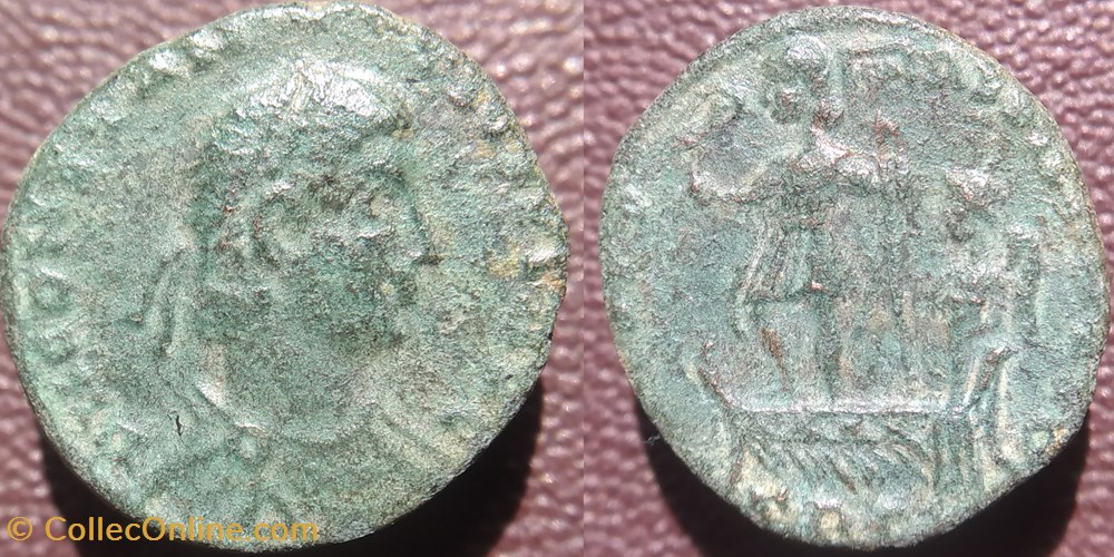 monnaies antiques romaines imperiales et republicaines constance ii treves majorina fel temp reparatio galere