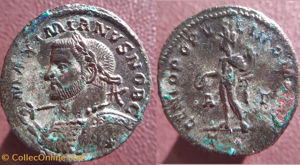 monnaies antiquite av jc ap romaines republicaines imperiales galere nummus treves buste militaire