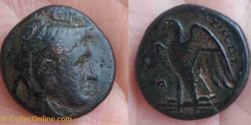 monnaie antique av jc a ap grecque obole ptolemee ier