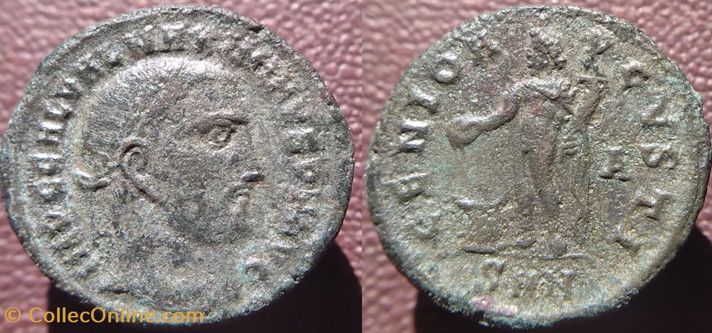 Maximin nummus Nicomédie Genio Avgvsti monnaies antiques romaines imperiales et republicaines maximin nummus nicomedie genio avgvsti