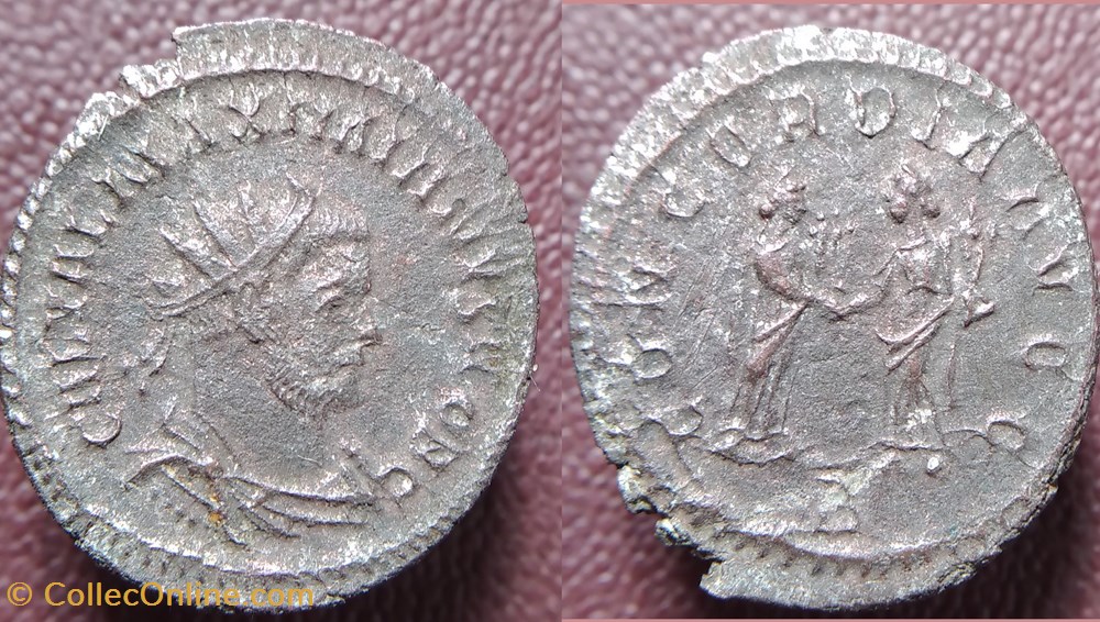 monnaies antiques romaines imperiales et republicaines galere lyon aurelien antoninien concordia avgg