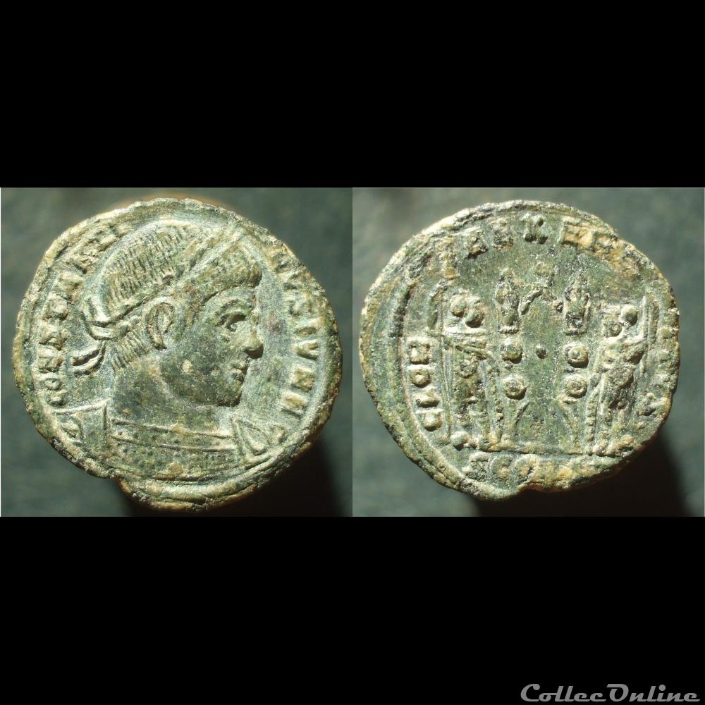 Constantin II, Arles, GE monnaie antique romaine constantin ii arles ge