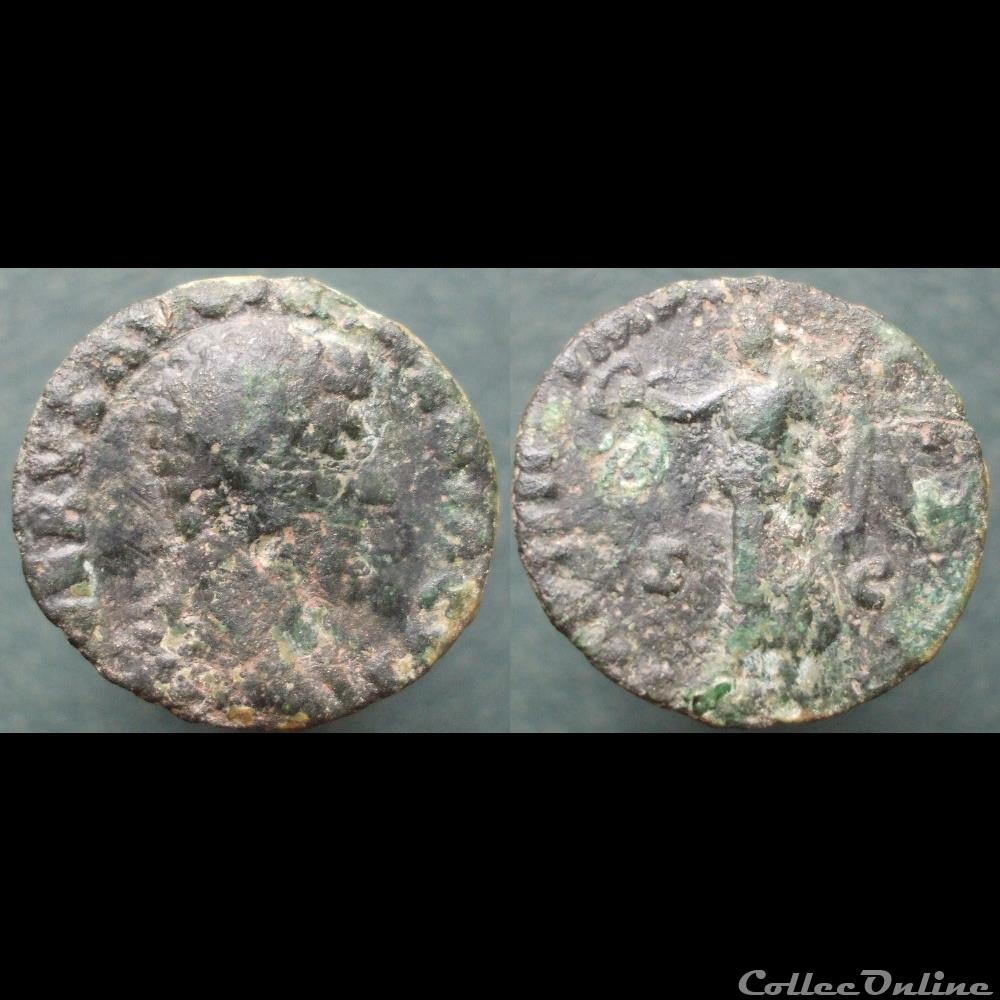 Lucius Verus, As coulé monnaie antique romaine lucius verus as coule