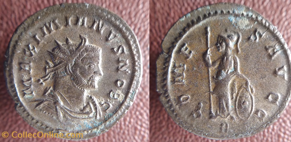 Galère Lyon aurélien/antoninien COMES AVGG monnaies antiques romaines republicaines imperiales galere lyon aurelien antoninien comes avgg
