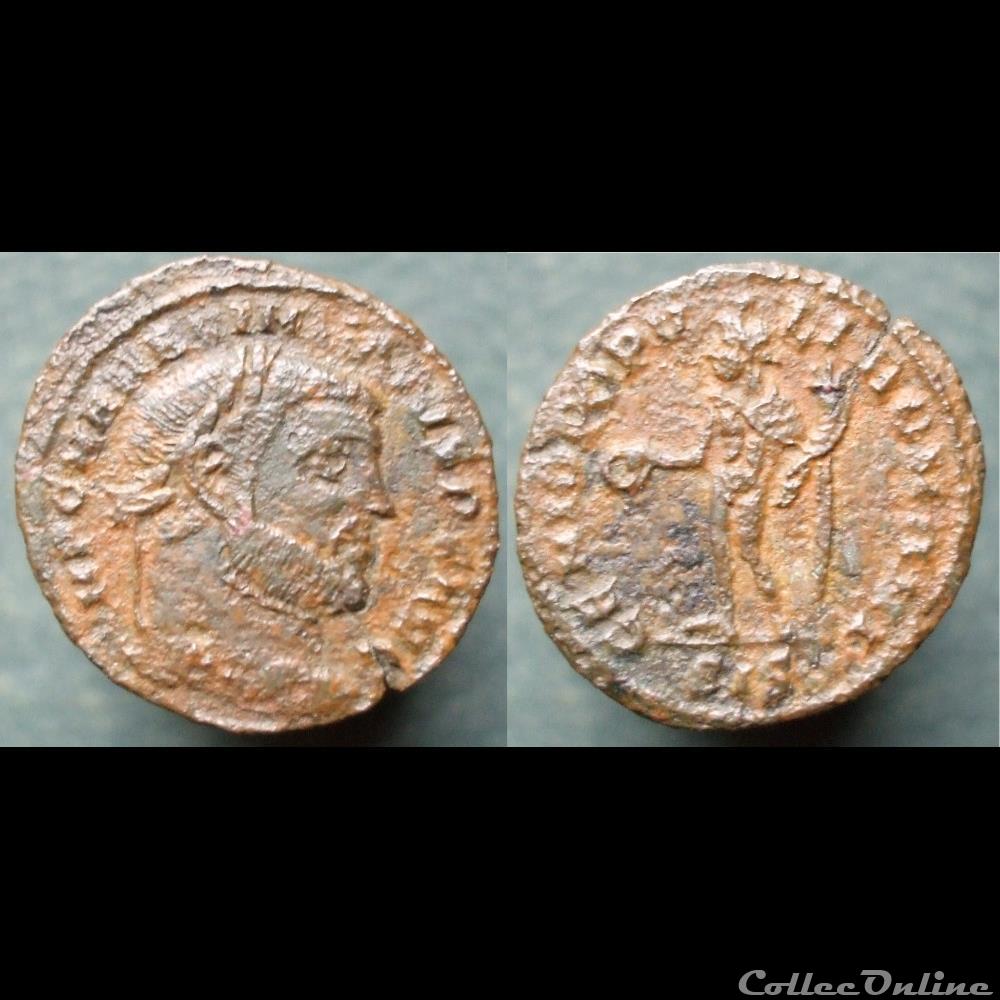 monnaie antique romaine maximien quart de nummus siscia gpr 2