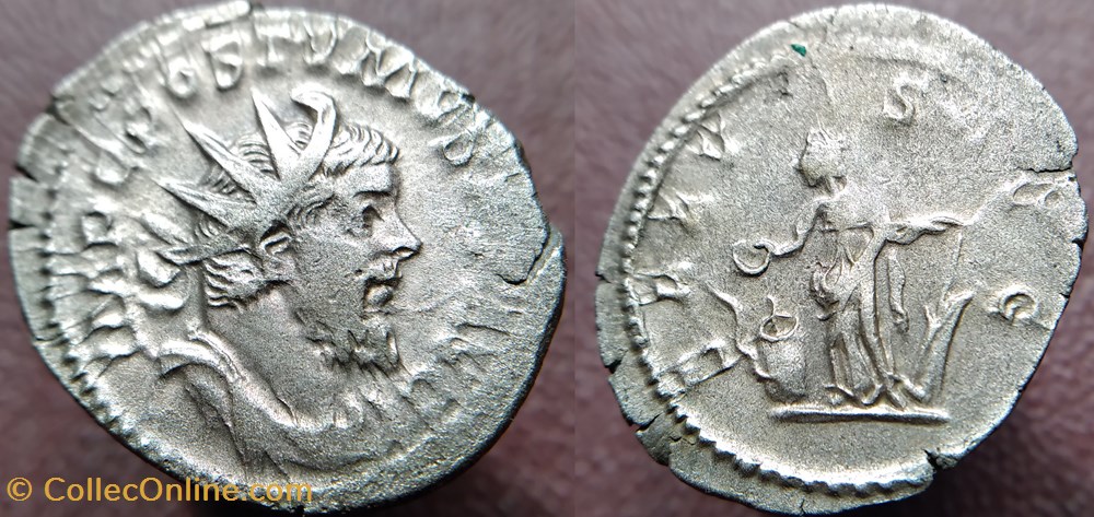 monnaies antiquite jc ap romaines republicaines imperiales postume antoninien salvs avg