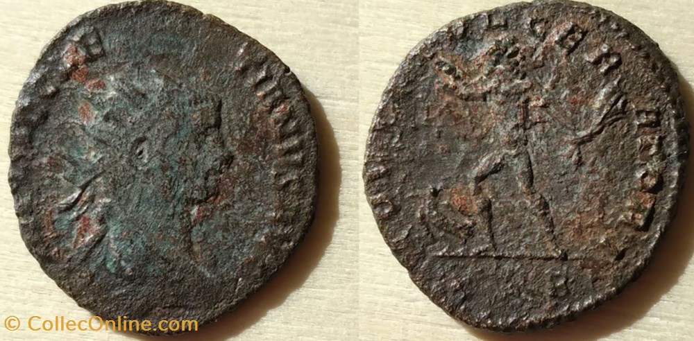 Dioclétien antoninien Rome IOVI FVLGERATORI RIC 167 monnaies antiques romaines republicaines imperiales diocletien antoninien rome iovi fvlgeratori ric 167